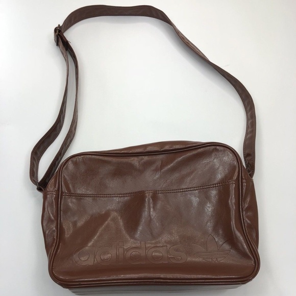 adidas messenger bag brown